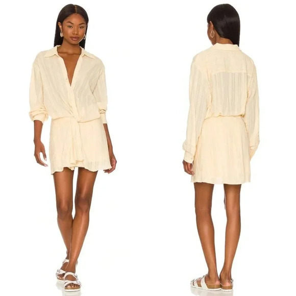 Free People Tara Twist Mini Dress Size Large NWT $128 - Picture 11 of 12